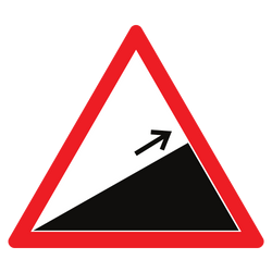 Steep Hill Upwards Ahead